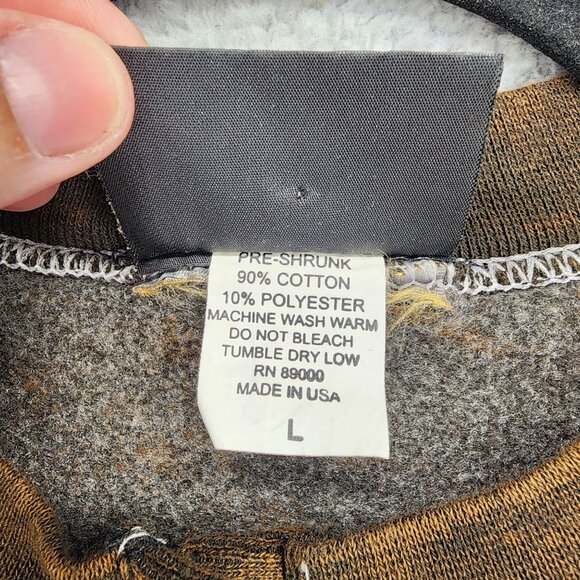 VTG Stone Aged Rockwear Stone Washed Cotton Size Large Jacket Kokopelli Snap USA - Picture 3 of 12